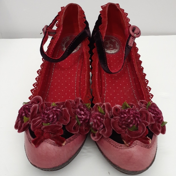 Miss L Fire Shoes - Miss L Fire Wedge Pumps Size 40 US 9.5